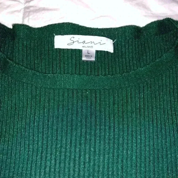sweater with decorated sleeves Sioni Milano size L - Picture 5 of 8